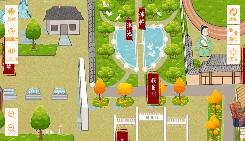 鄄城手绘地图景区语音讲解导览系统：智慧景区建设的基石